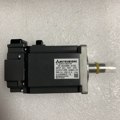 Mitsubishi HF-KE43KW1-S100 AC Servo Motor 3 PHASE 400W 102V 3000RPM IP55 2.9A CIB HF SERIES NEW AND ORIGINAL GOOD PRICE