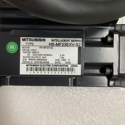 Mitsubishi HS-MF23-S2A AC Servo Motor 3 PHASE 200W 120V 3000RPM 50/60HZ 1.5A NEW AND ORIGINAL GOOD PRICE