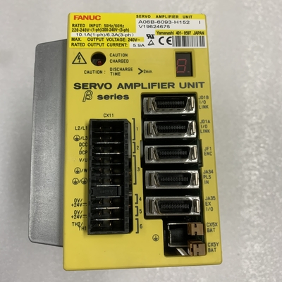 Fanuc A06B-6093-H152 AC Servo Amplifier I/O-LINK INTERFACE BETA NEW