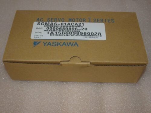 Yaskawa SMGPS-01ACA21 AC SERVO MOTOR 400W 3000RPM 200V 2A NEW