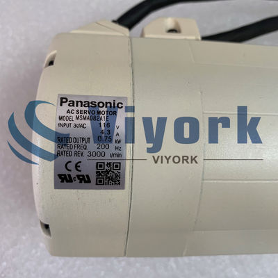Panasonic MSMA082A1E SERVO MOTOR 4.3AMP 116VAC 200HZ .75KW 3000R/MIN NEW