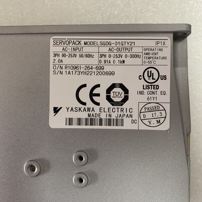 Yaskawa SGDG-01GTY21 SERVO DRIVE 2AMP 90-253VAC 50/60HZ 1PH
